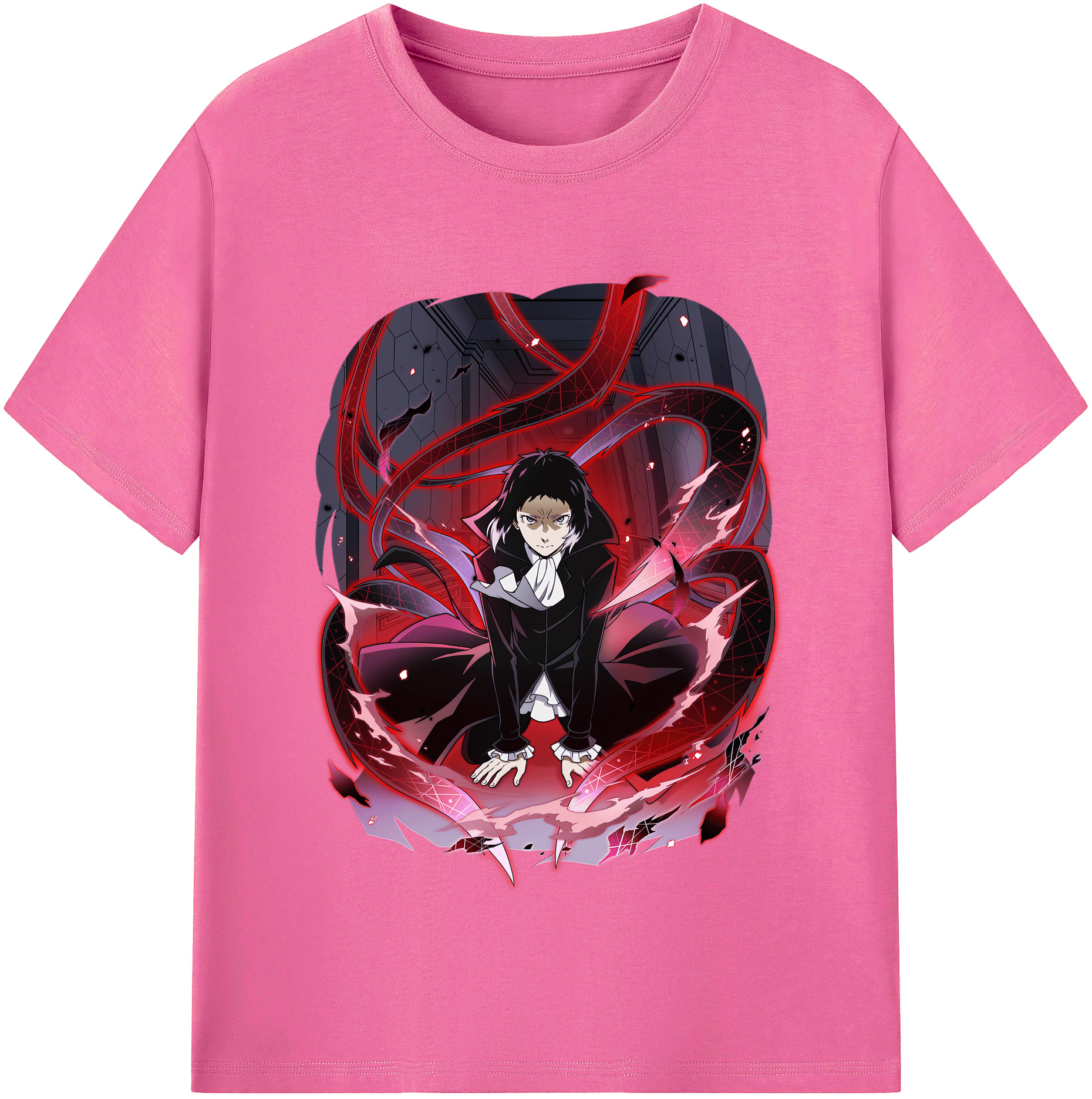 （画像用） 文豪ストレイドッグス Bungo Stray Dogs レディースカジュアルプリントTシャツ（綿100％）